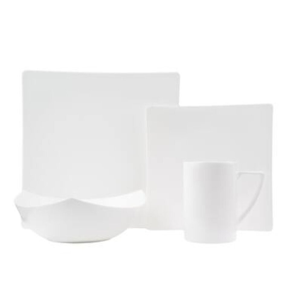 Red Vanilla Extreme White 12-piece Dinner Set